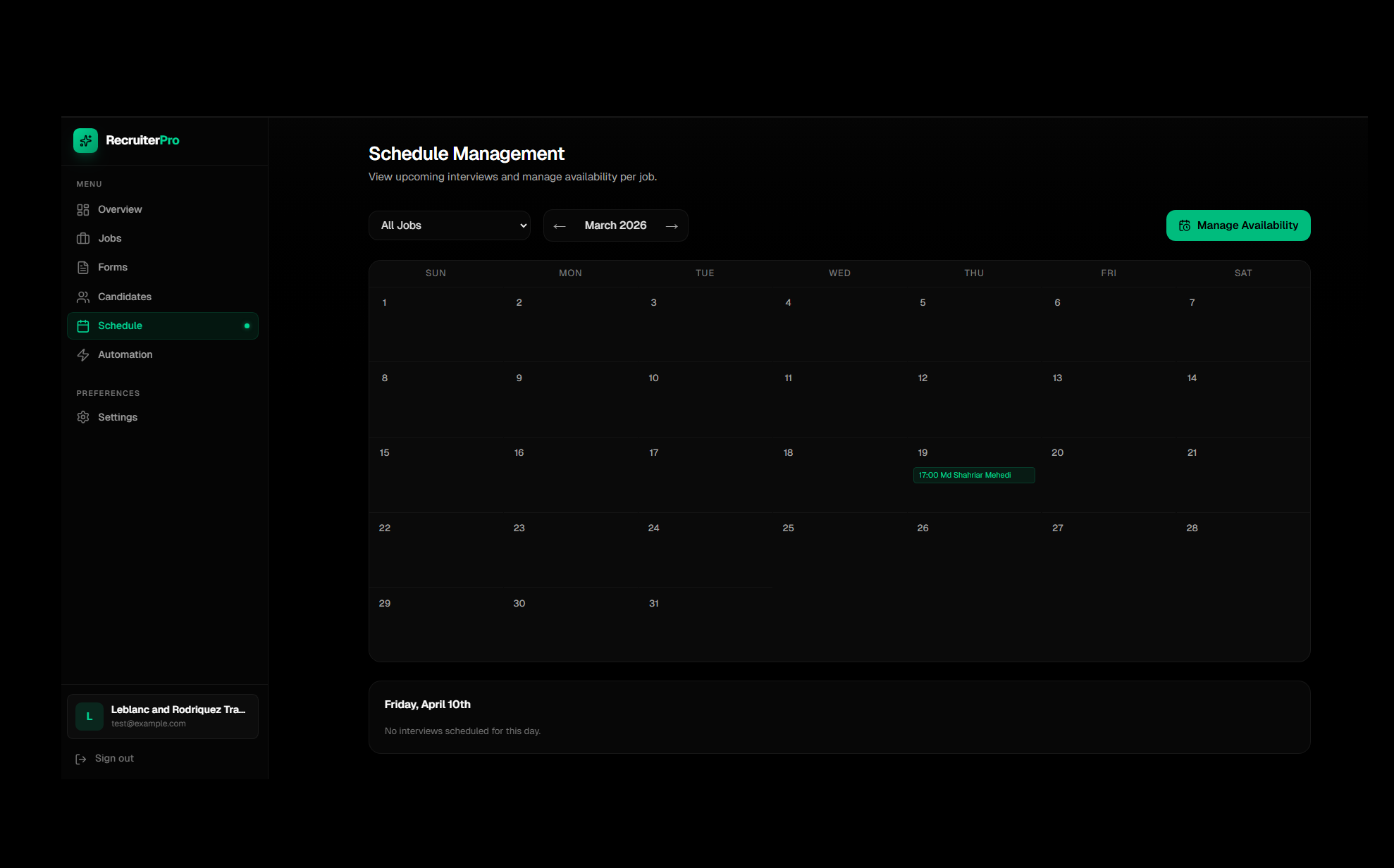 Recruiter Pro background preview